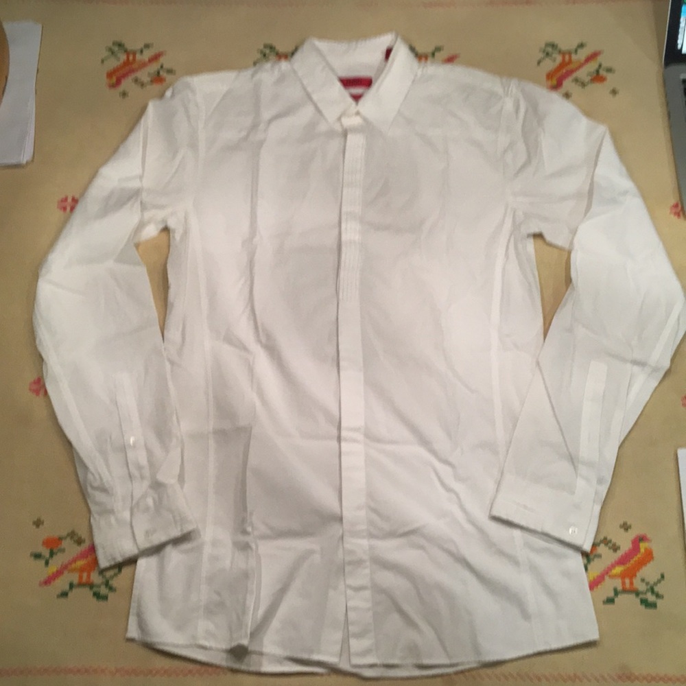Hugo boss red label slim tapered tuxedo shirt